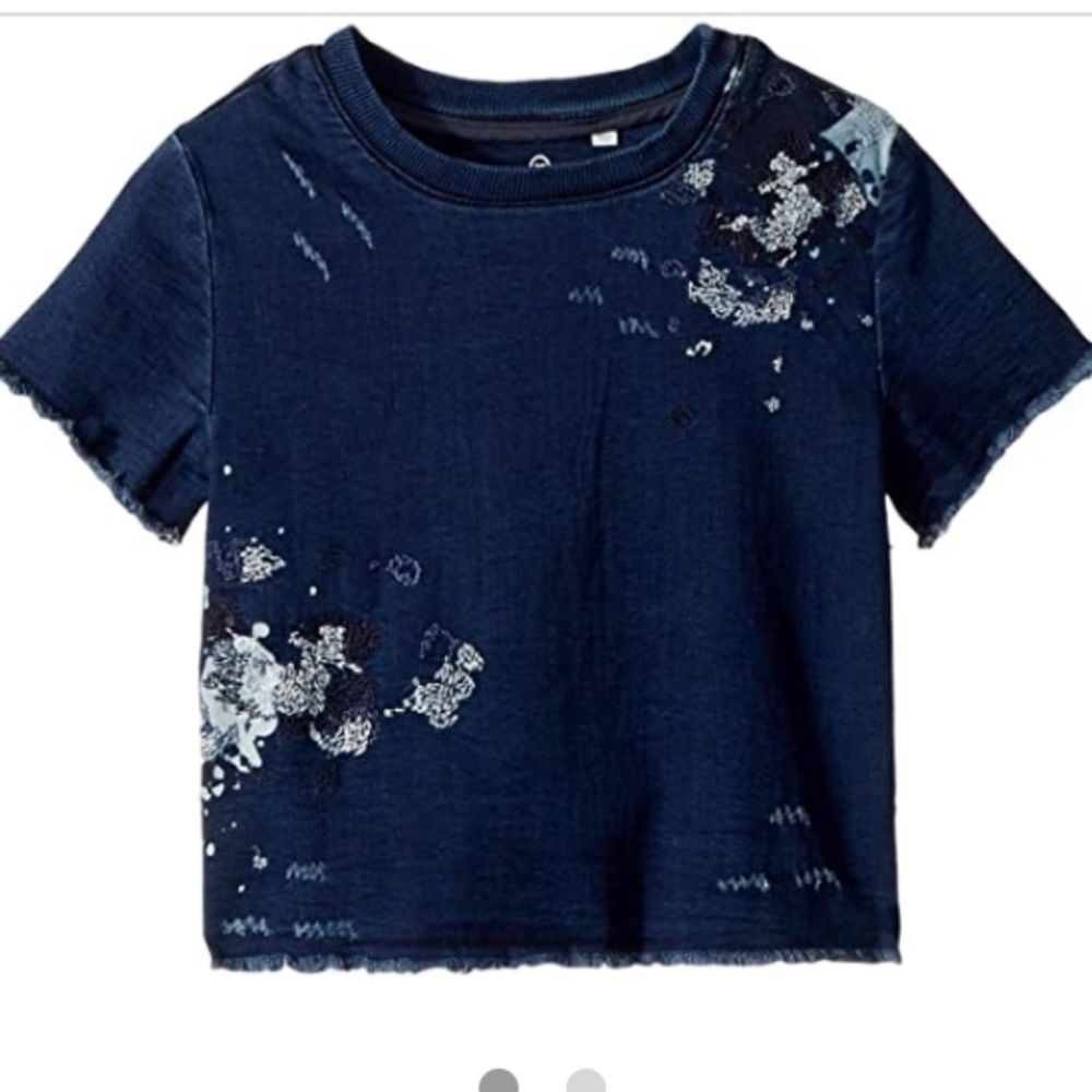 AG Kids Dalis Knit Embroidered Top Splash Snall